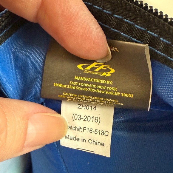 Batman Senior Backpack Full Size Kid Cartoon DC Character Blue Black Hologram - Picture 11 of 12